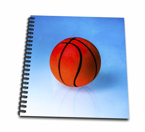 Ballon de basket orange livre de dessin 8x8 blanc à emporter partout au quotidien