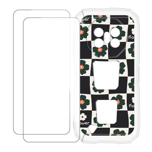 UOGNADGD �J�o�[ Doogee Fire 3 Max 4G �Ƃ̌݊������� �J�X�^���J���t���P�[�X�{�����K���X�ی�t�B����2���t�� ? �Ռ��z�������h�~ (�Ԃ̊i�q��)