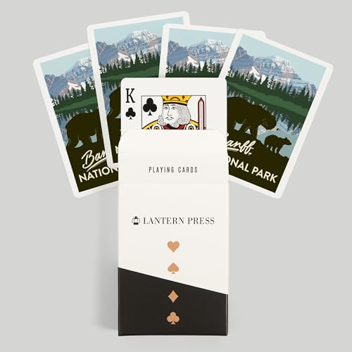 Baraja de póker Banff Canada Osos 52 cartas miniatura 6