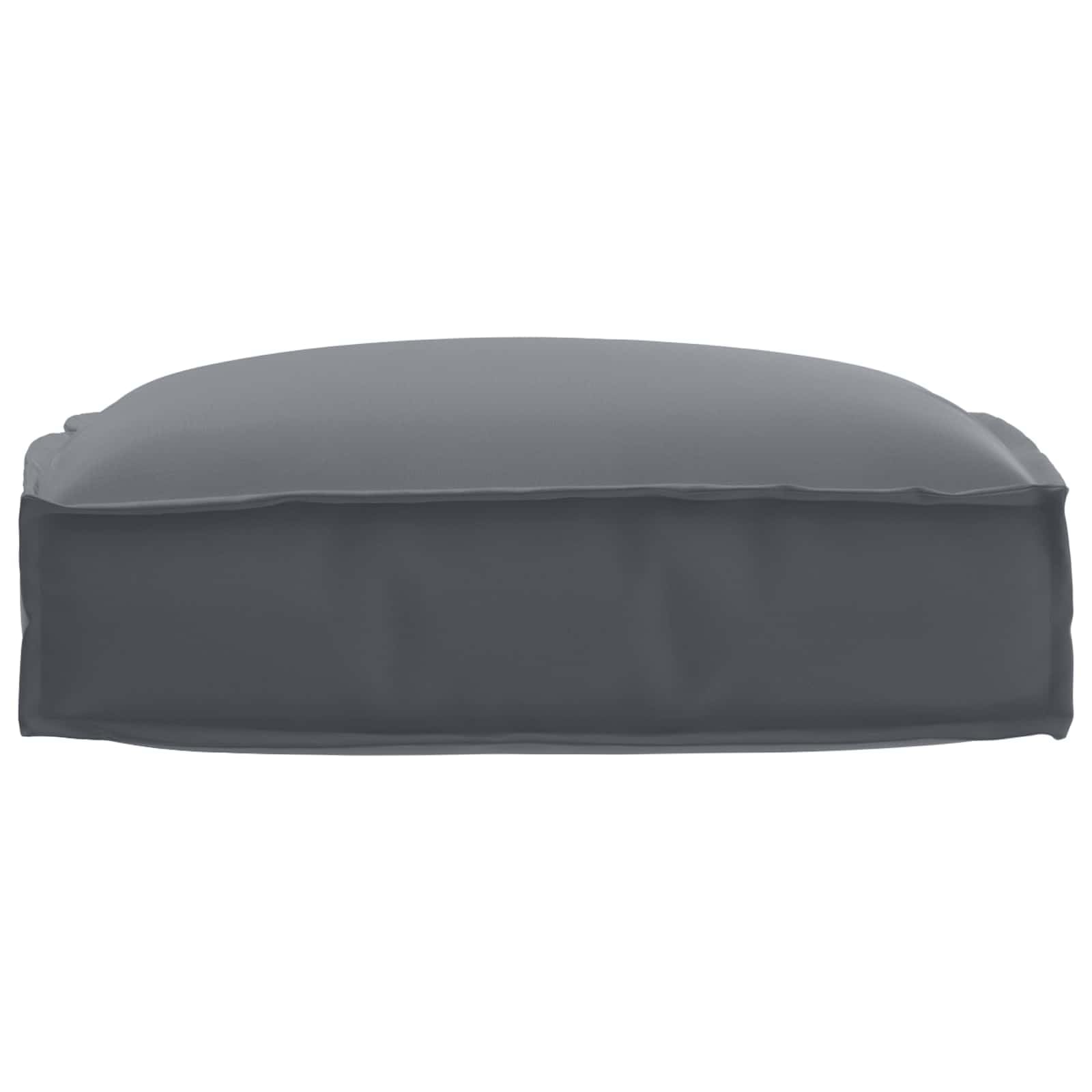 Kissen Anthrazit 50 x 50 x 12 cm Oxford Outdoor Gartenkissen | Stilvolles Quadratkissen aus robustem Oxford-Stoff für gemütliche Stunden auf Terrasse, Balkon oder im Wohnzimmer.