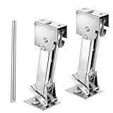 Matériaux robustes pour une longue durée de vie : fabriqué en acier de haute qualité, résistant aux intempéries et à la charge ! Résistant à la corrosion, même en cas d'utilisation en plein air sous la pluie ou le soleil. La construction durable permet d'économiser des coûts liés aux remplacements fréquents