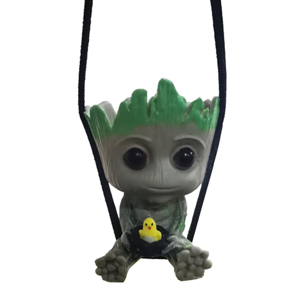 Car Hanging Accessories Car Rearview Mirror Pendant Cartoon Car Mirror Hanging Accessories for Car Mirror Auto Interior Decoration Accessories (Bird's Nest)