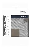 ECOVACS Reinigungspad-Set (2 Stück) – Original Zubehör für Fensterputzroboter WINBOT 850, W-S072, Grau