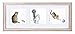 Produktbild Wrendale Wandbild Holzrahmen A Trio of Cats Katzen 61x29cm Design