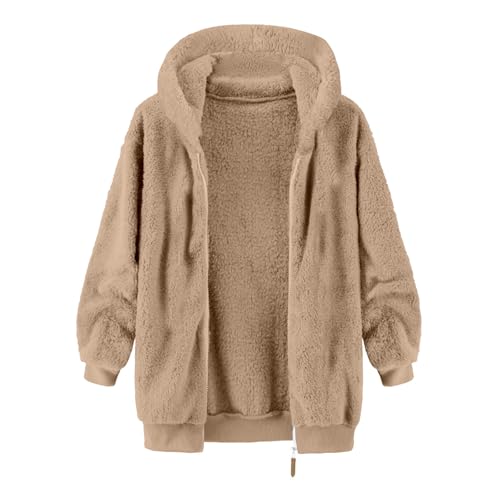 Mens Fleece Jacket Sherpa Lined Zip Up Hoodie – Warm Plush Winter Coat Casual Soft Outerwear for Cold Weather Fall3