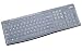 LEZE - Ultra Thin Silicone Laptop Keyboard Cover Skin Protector for Logitech MK200 MK270 MK260 K200 K260 K270 Keyboard - Clear