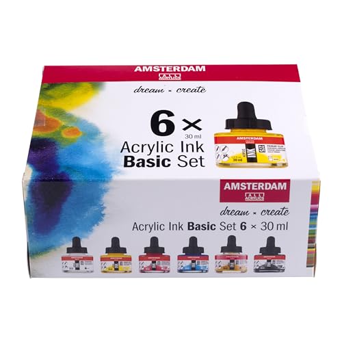 Amsterdam Acrylic Ink Basic Set | 6 x 30 ml (17209101)