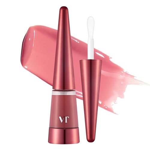 VT COSMETICS Reedle Shot Lip Plumper in Rose Berry, Hydrating Plumping Lip Gloss, High Shine Finish, Infused with Jojoba Oil & Hyaluronic Acid, Korean Beauty Makeup, 0.15 oz