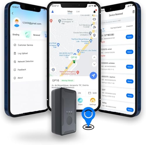 4G GPS Tracker for Vehicles, Kids, Cars, Trucks, 10S Update Car Tracker Device Hidden Tracking Vehicle Tracker Real-Time GPS Finder Locator, Long Battery Life to 10 Month