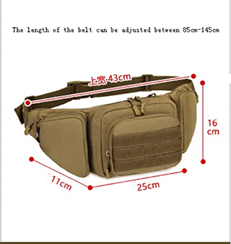 Tactical Waist Pack Portable Fanny Pack Outdoor Army Waist Bag Military Waist Pack for Cycling Camping Hiking Hunting Fishing - Image 4