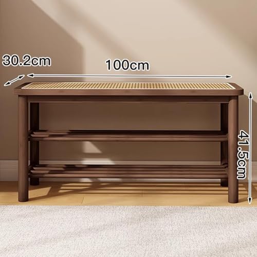 Solution de rangement peu encombrante avec banc de rangement à chaussures 3 niveaux - 3