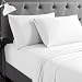 Hospitality Luxury Soft 2-Piece Set King Size Pillow Cases of 100-Percent Microfiber Constuction in White, 20"x40"