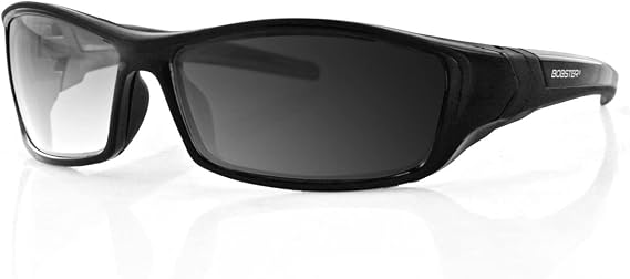 Bobster Hooligan, Gloss Black Frame, Clear Photochromic Lens