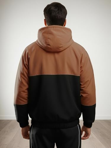 Image of CHKOKKO Sunscreen Jacket for Men Windcheater Hooded Zipper Sports Jacket | UV Protection | Sun Protective | Lightweight Water Resistant | Riding Biker | Outdoor Travel Gym Running