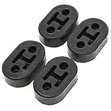 Red Hound Auto 4pc Exhaust Insulators Compatible with Ford Dodge Ram Honda A4 Bronco F150 Explorer Accord & Many More - Check Listing for Full Application Details