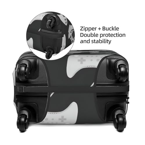 Game Controller Print Luggage Suitcase Cover Protector Luggage Washable Covers With Concealed Zipper4