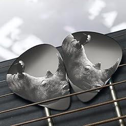 Médiators en celluloïd coloré en forme d’animal d’Afrique du Sud, 3 épaisseurs différentes pour guitares, amateurs de musique, guitares électriques et acoustiques avec 0,46 mm, 0,71 mm, 0,96 mm - Les Beatles, Paul McCartney, John Lennon, RIngo Starr, George Harrison Médiators en celluloïd coloré en forme d'animal d'Afrique du Sud, 3 épaisseurs différentes pour guitares, amateurs de musique, guitares électriques et acoustiques avec 0,46 mm, 0,71 mm, 0,96 mm – Image 7