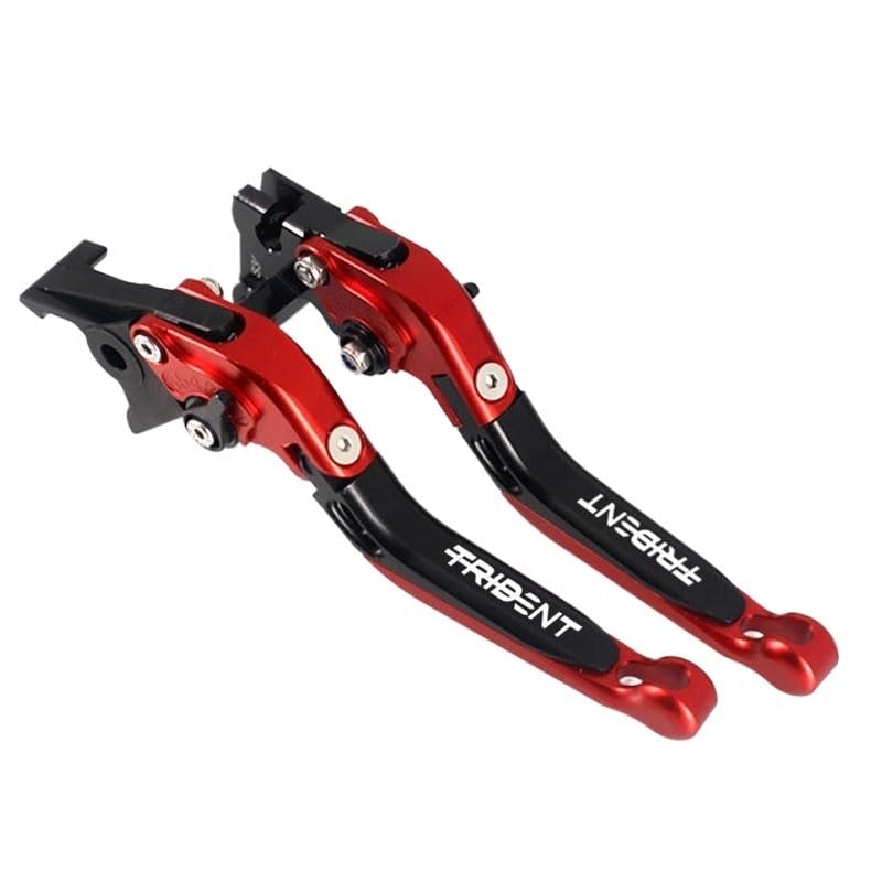 Leviers de frein et d'embrayage CNC pour Trident 660 en aluminium taillé dans la masse