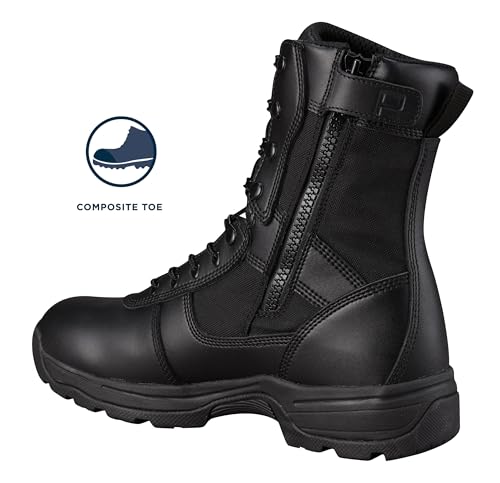 Propper Men's Series 100 8" Side Zip Boot Waterproof Comp Toe Military and Tactical3