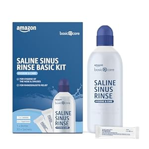 Amazon Basic Care Saline Sinus Spülset, 1 Flasche