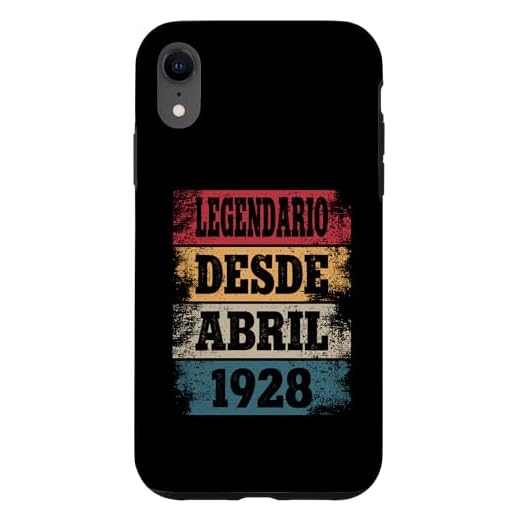 Carcasa para iPhone XR Legendario Desde Abril 1928 - Cumpleaños 96 Años