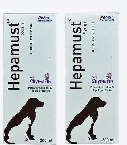 BULLYPET Hepamust Syrup (200x2 ml) Herbal Liver Tonic (Silymarin Potent Antioxidant & Hepato-Protective) Helps in Anorexia & debility, for Cats & Dogs(Pack of 2) (B0CYL2W8Y9) Amazon Price History, Amazon Price Tracker