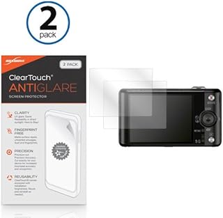 BoxWave Screen Protector Compatible with Sony CyberShot DSC-WX220 (Screen Protector by BoxWave) - ClearTouch Anti-Glare (2-Pack), Anti-Fingerprint Matte Film Skin