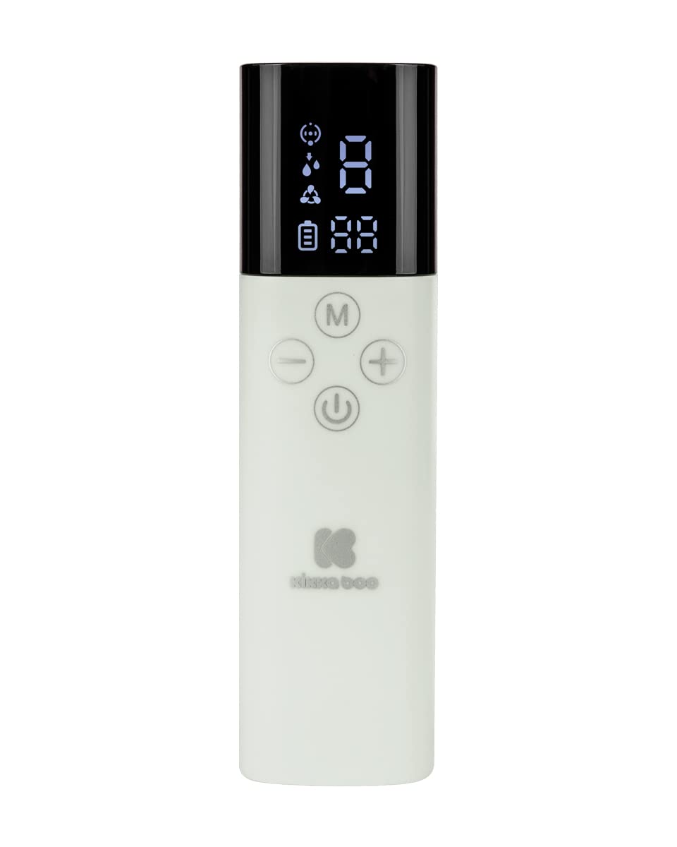 Tiralatte elettrico Kikkaboo Bottiglia Caily 150ml Funzione memoria Touchscreen, colori:verde chiaro
