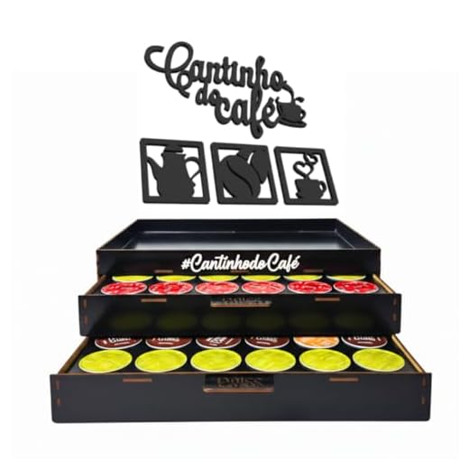 Bandeja Porta Cápsulas Completa de Decoração