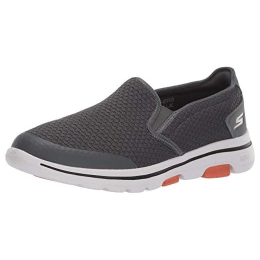 Skechers Tênis masculino GO Walk 5 Apprize, Charcoal, 13
