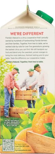Florida's Natural, Orange Juice No Pulp, 52 Fl Oz