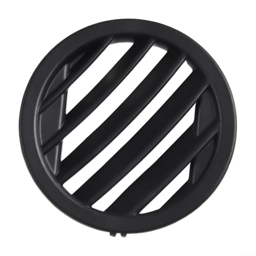 Rejilla de ventilación redonda de aire acondicionado para GLK Clase X204 (2009-2015) - Repuesto de salpicadero lateral derecho, plástico ABS, negro, 60 x 60 x 17 mm