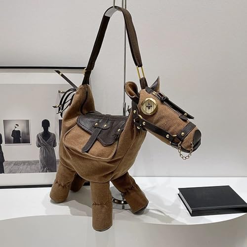 Bolso de hombro para mujer en forma de caballo para alegrar tus días de ocio 7