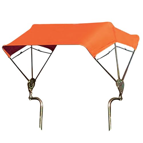 Parts ASAP 3-Bow Tractor Canopy with Frame Fender Mount 40 - Orange