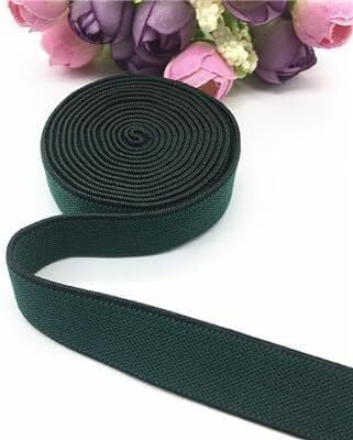 EUXHTYWP 15mm Dunkelgrünes Elastisches Gummiband 1 Meter