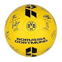 Borussia Dortmund BVB Unterschriftenball 2025/26, signiert, gelb, Größe 5