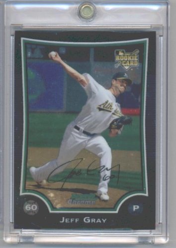 2009 Bowman Chrome Baseball Rookie Card #BDP51 Jeff Gray