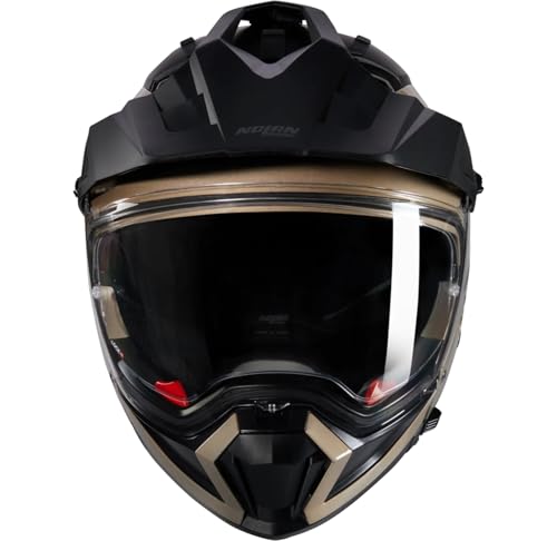 Nolan N70-2 X Exploring casque ocre noir L résout le manque d'air - 2