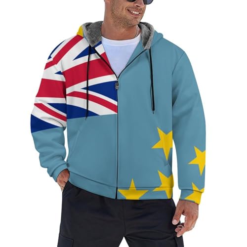 Sweat à capuche chaud Tuvalu avec zip pour un confort thermique hivernal