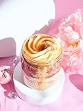 Cute as a Cupcake! Cupcakery & Bake Shop Cutie Cupcake in a Jar! READY-TO-EAT, Hand-crafted & made from Scratch with Cream Cheese Icing, Gifts, Corporate Gifts, Birthday Celebrations, Sweet Treat, 8oz Serves 2 (Salted Caramel Vanilla)
