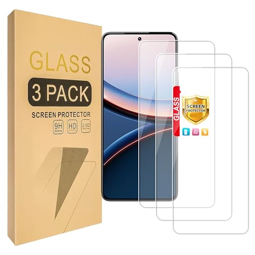Lucyliy [3 paquetes] Protector de Pantalla para Meizu Note 16 Pro Protector de pantalla de vidrio templado [9H Dureza] [Alta definición Anti arañazos]