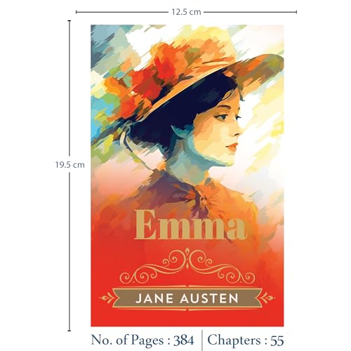 Image of Emma by Jane Austen | Classic Literature | Unabridged & Complete (384 Pages) | Paperback Edition with Premium Cover | Fiction Novel for Readers of All Ages (Classic Novels)