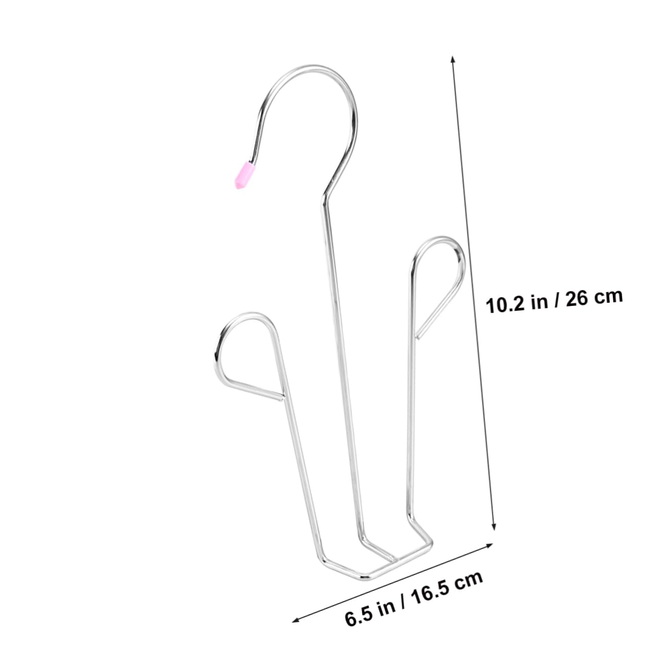 Happyyami 2pcs Stainless Steel Shoes Drying Rack Hanger Organizer for Boots Shoes Prevents Easy to Use for Home Closet Storage