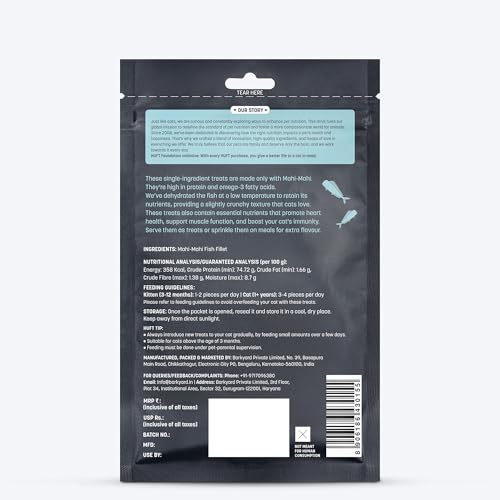Image of Heads Up For Tails Sara's Cat Treats - Mahi Mahi Fish Bits - 35 g