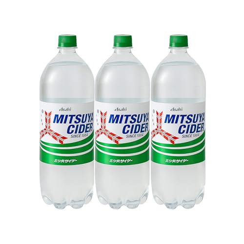 【みのる商事】アサヒ飲料 三ツ矢サイダー 1.5リットル(x3)PET|炭酸飲料 ペットボトル|爽やかですっきりした甘さ|ミツヤサイダー
