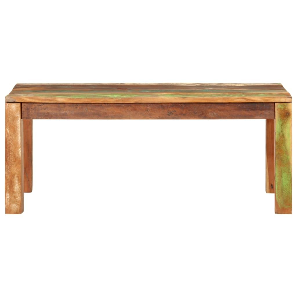 Homgoday Tavolino da caffè 100 x 55 x 40 cm, in legno massiccio di recupero, tavolino da tè per soggiorno, sala d'accoglienza degli ospiti, camera da letto e ufficio