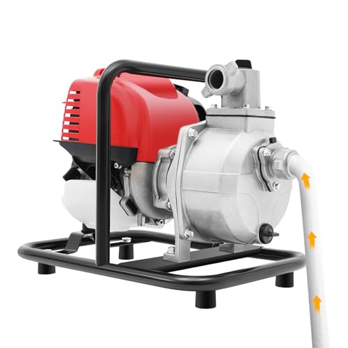 Gas-Powered 1-Inch 4-Stroke Water Transfer Pump