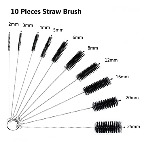 Woyous Coffee Brush, Coffee Machine Cleaning Brush Set 13 Pieces Espresso Machine Cleaning Brush Natural Wooden Brush For Coffee Grinder And Nylon Brush For Barista Espresso Machine Cleaning (A) #TOP2
