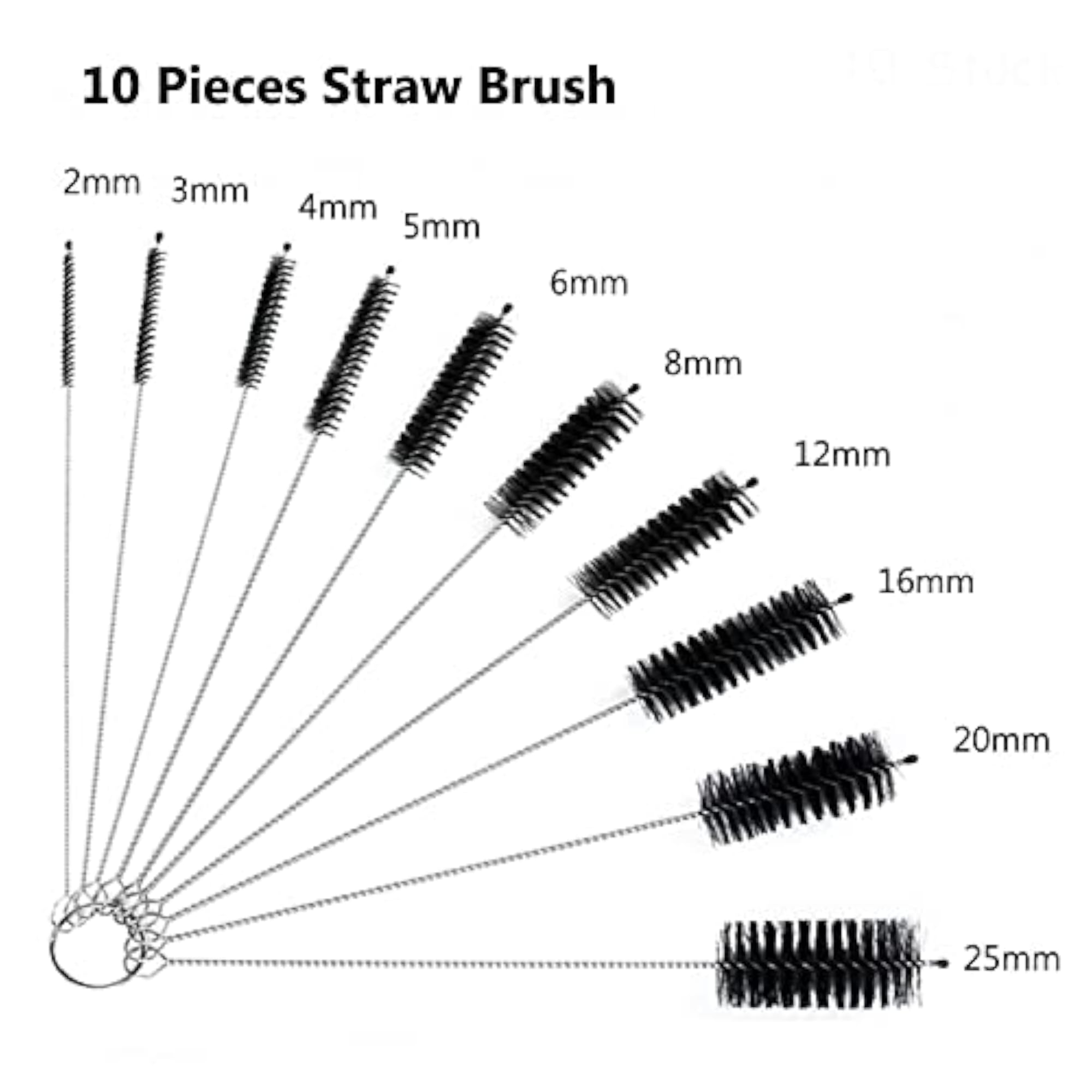 13-Piece Coffee Machine Cleaning Brush Set