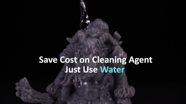 SUNLU Water Washable 3D Printer Resin, 1kg Fast Curing 3D Resin for 2K 4K 8K LCD DLP SLA Resin 3D Printer, 395-405nm UV Curing 3D Printing Photopolymer Resin, Low Shrinkage High Precision, Cream Beige